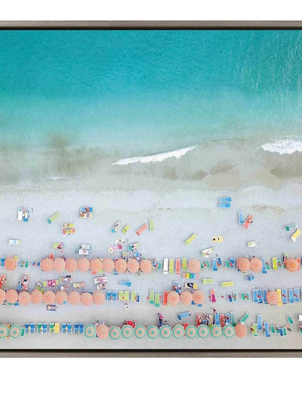Modern Coastal Beach House Wall Art 28x38 New in Box Kate and Laurel Sylvie